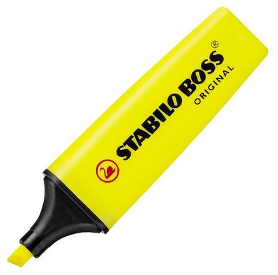 Marcador Stabilo Boss Amarillo