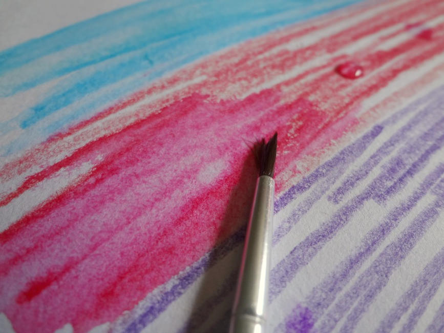 Técnica del acuarelado con lapiceros acuarelables