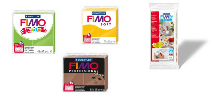 Tipos de pastas fimo para manualidades y modelado