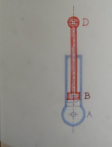 Superposición de planos con papel vegetal
