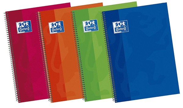 tipos de cuadernos oxford con espiral