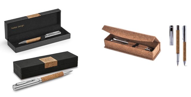 Bolígrafos de corcho