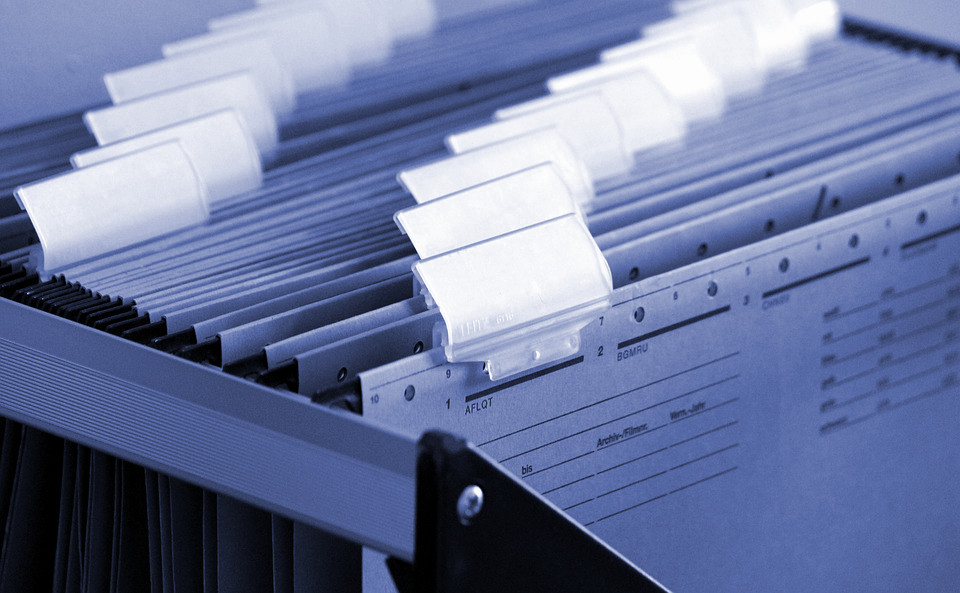 Carpetas colgantes de visor superior