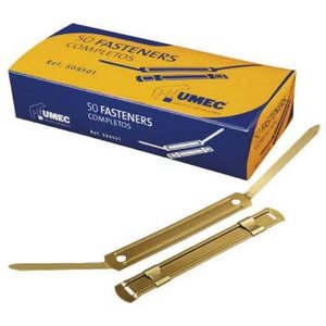 fastener para unir hojas de papel sin grapas