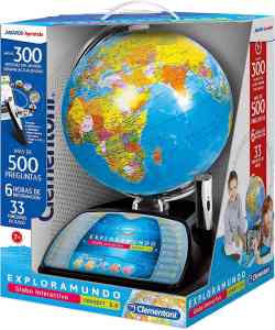 globo terráqueo interactivo clementoni explora el mundo